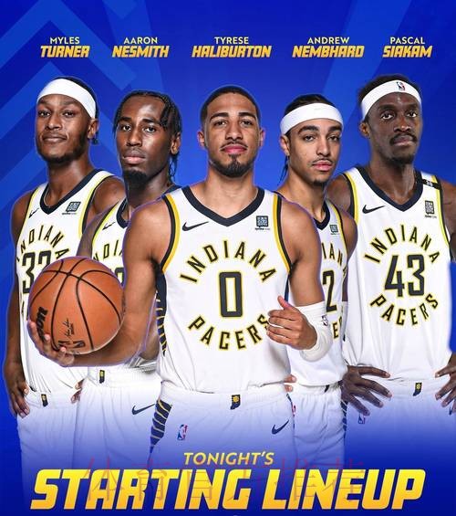 步行者首发：内姆布哈德、内史密斯、弗菲、西亚卡姆、胡夫